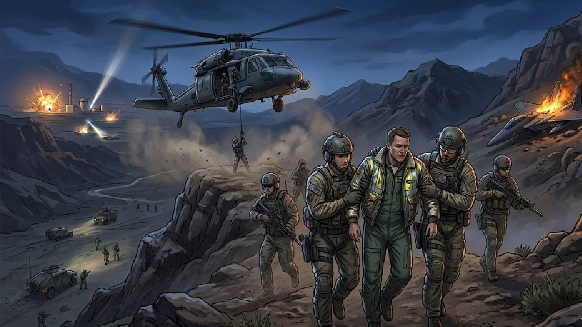 ಇರಾನ್ ಗುಡ್ಡಗಾಡಿನಲ್ಲಿ ಅಮೆರಿಕ ಪೈಲಟ್ ಪತ್ತೆ - ಯುದ್ಧದ ನಡುವೆ ಬಿಗ್ ಟ್ವಿಸ್ಟ್ ಇಲ್ಲಿದೆ ನೋಡಿ!!