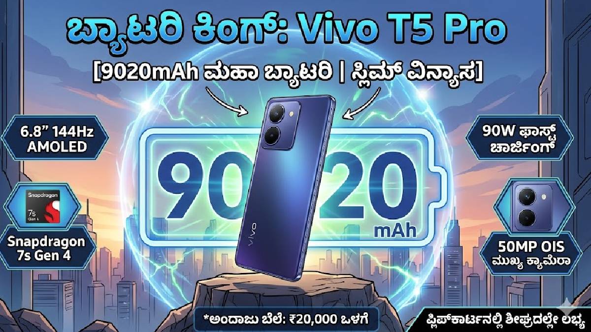 ದಿನಕ್ಕೆ 2 ಬಾರಿ ಚಾರ್ಜ್ ಮಾಡೋ ಕಿರಿಕಿರಿ ಇನ್ನು ಸಾಕು