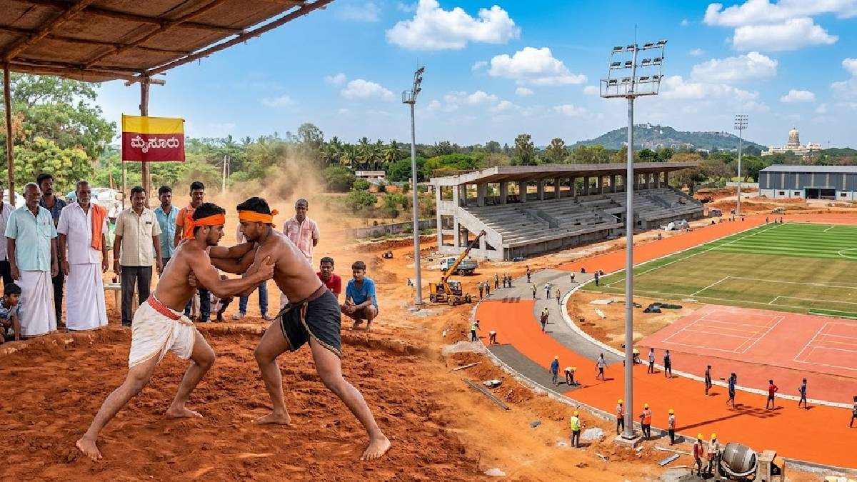 ಮೈಸೂರಿನ ಕುಂಬಾರ ಕೊಪ್ಪಲಿಗೆ ಸಿಗಲಿದೆ ಹೊಸ ಕಳೆ - 5 ಕೋಟಿ ವೆಚ್ಚದಲ್ಲಿ ತಲೆ ಎತ್ತಲಿದೆ ಹೈಟೆಕ್ ಸ್ಟೇಡಿಯಂ!!