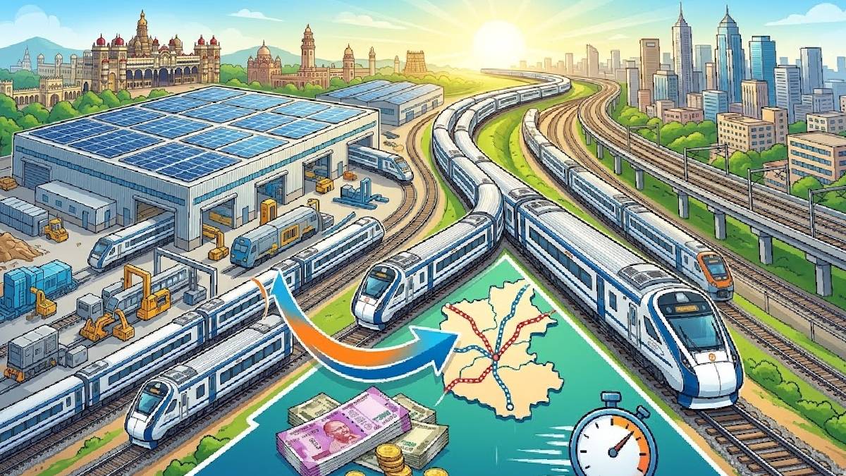 ಮೈಸೂರಿಗೆ 400 ಕೋಟಿಯ ಬಂಪರ್ ಗಿಫ್ಟ್ - ಹೈಟೆಕ್ ವಂದೇ ಭಾರತ್ ಡಿಪೋ ನಿರ್ಮಾಣಕ್ಕೆ ಮುಹೂರ್ತ ಫಿಕ್ಸ್!!