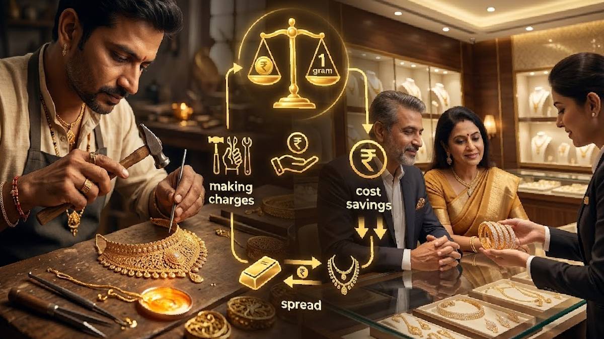 ನೀವು ಖರೀದಿಸುವ 1 ಗ್ರಾಂ ಚಿನ್ನದ ಹಿಂದೆ ಅಂಗಡಿಯವನಿಗೆ ಎಷ್ಟು ಲಾಭ ಸಿಗುತ್ತೆ? ಅಸಲಿ ಲೆಕ್ಕಾಚಾರ ಇಲ್ಲಿದೆ ನೋಡಿ!!