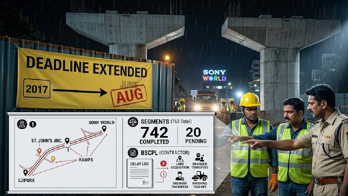 ಈಜಿಪುರ ಫ್ಲೈಓವರ್ ಹಣೆಬರಹ ಬದಲಾಗಲ್ವಾ? -  ಹೊಸ ಡೆಡ್‌ಲೈನ್ ಹಿಂದಿರೋ ಅಸಲಿ ಕಾರಣ ಇಲ್ಲಿದೆ!!