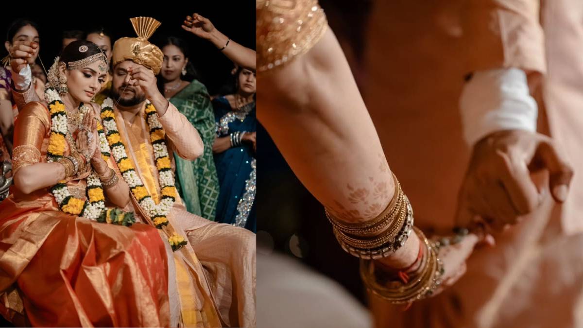 ದಾಂಪತ್ಯ ಜೀವನಕ್ಕೆ ಕಾಲಿಟ್ಟ 'ಪುಷ್ಪವತಿ' - ಮಂಗಳೂರಿನ ಸಮುದ್ರ ತೀರದಲ್ಲಿ ಅದ್ಧೂರಿ ಮದುವೆ!!