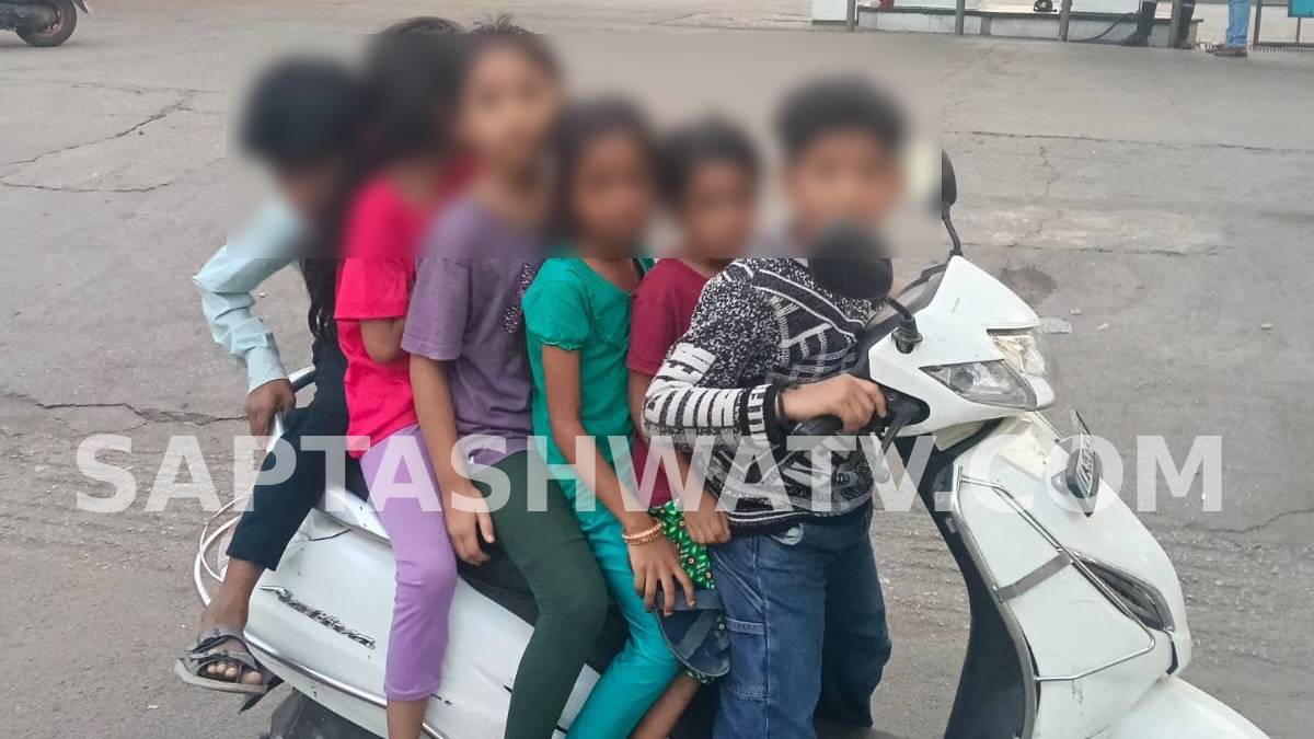 ಒಂದೇ ಸ್ಕೂಟರ್, ಆರು ಮಂದಿ ಹುಡುಗರು - ಪಾದರಾಯನಪುರದಲ್ಲಿ ನಡೆದ ಈ 'ಸರ್ಕಸ್' ಸವಾರಿ ನೋಡಿದ್ರೆ ಶಾಕ್ ಆಗ್ತೀರಾ!!