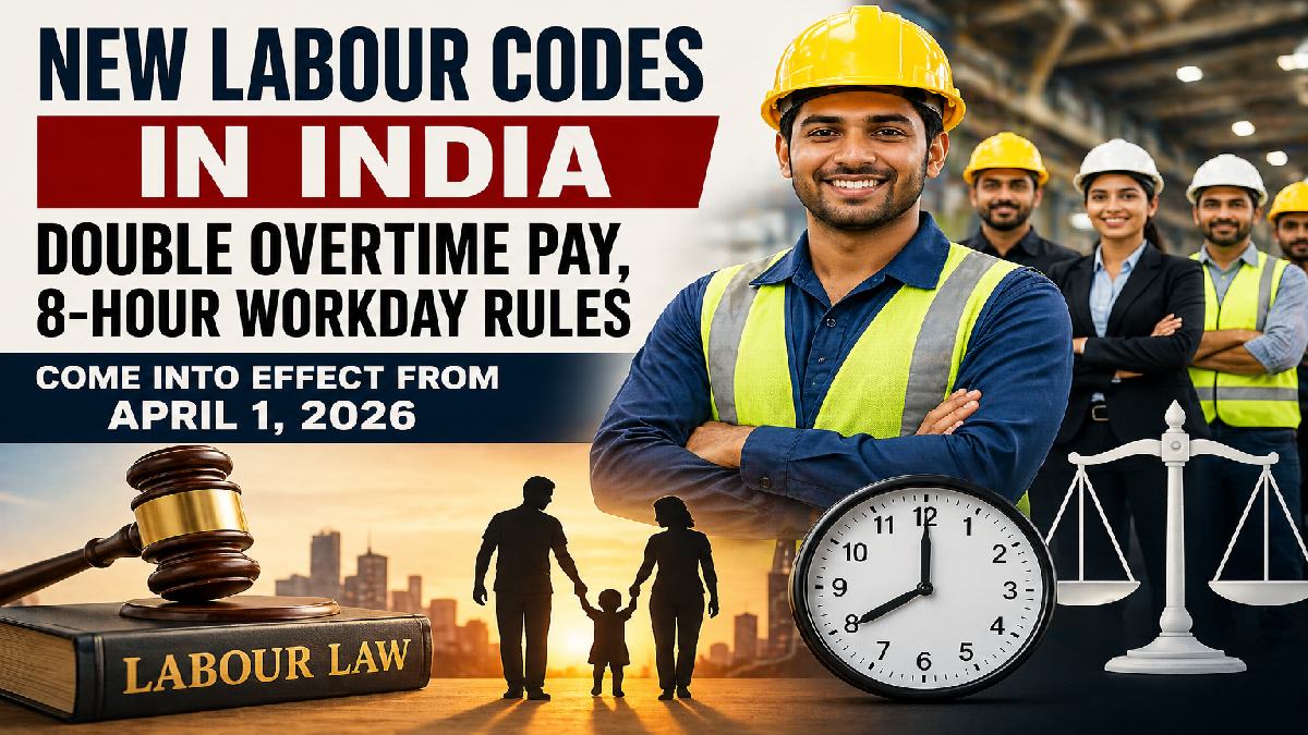 New Labour Codes in India: Double Overtime Pay, 8-Hour Workday Rules Come into Effect