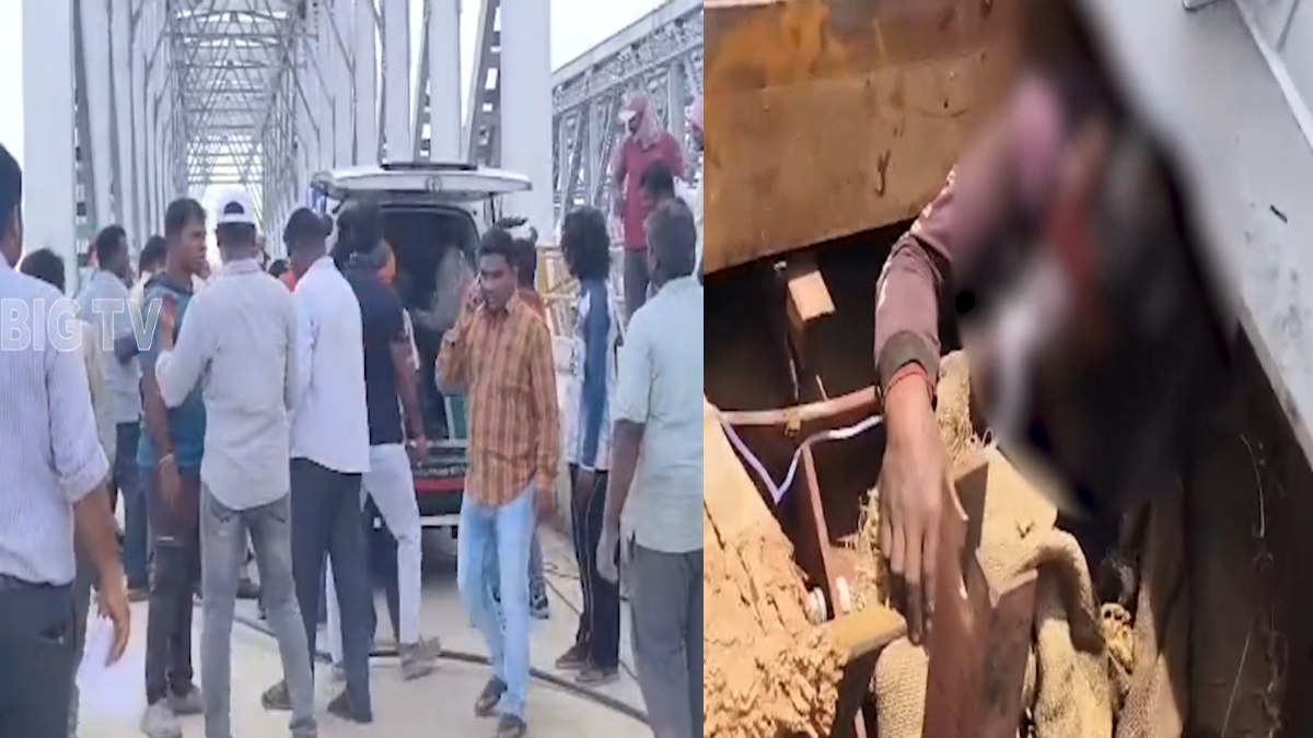 Kagaznagar Railway Bridge Accident: Worker Trapped, Rescue Operation Underway