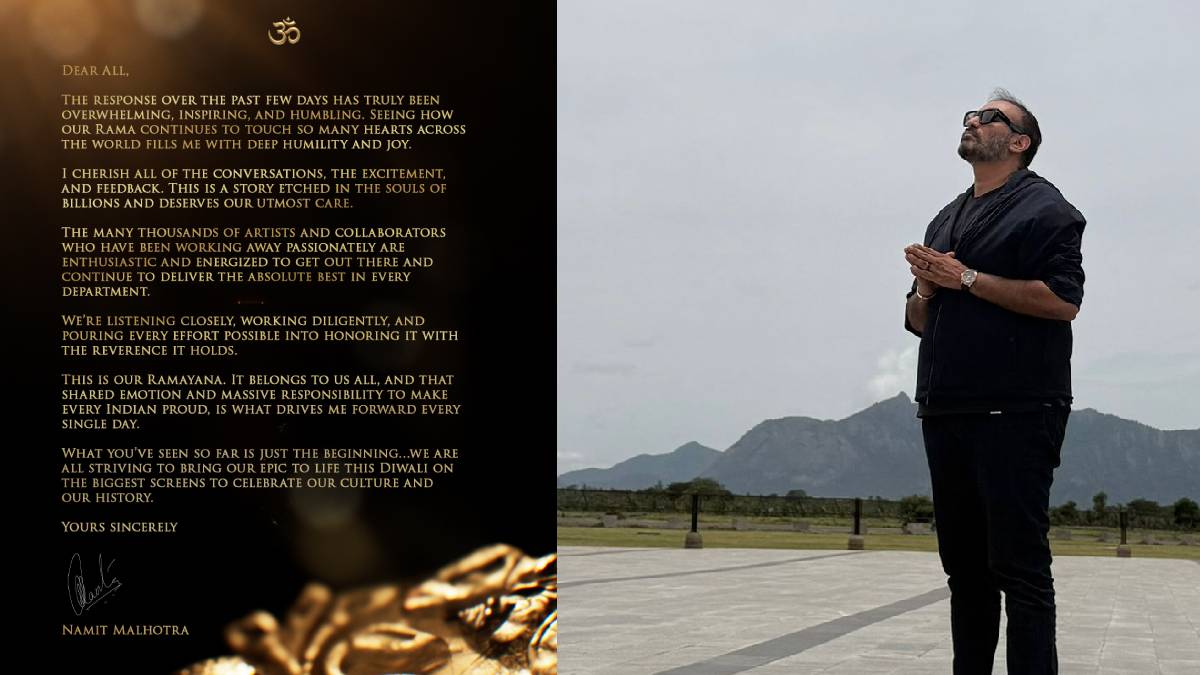 Ramayana Producer’s Heartfelt Letter Responds to Teaser Criticism and Promises Epic Vision