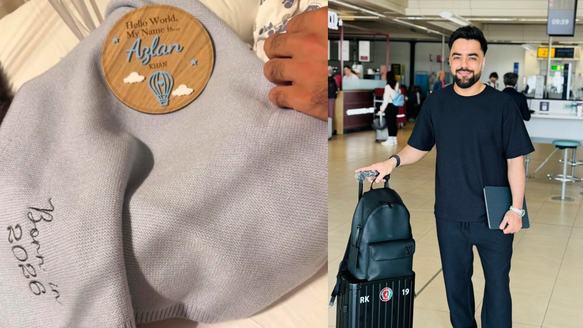 Rashid Khan Becomes Father: Gujarat Titans Star Welcomes Son Azlan | Photo Credit: https://x.com/SportsProd88208   |   https://x.com/rashidkhan_19