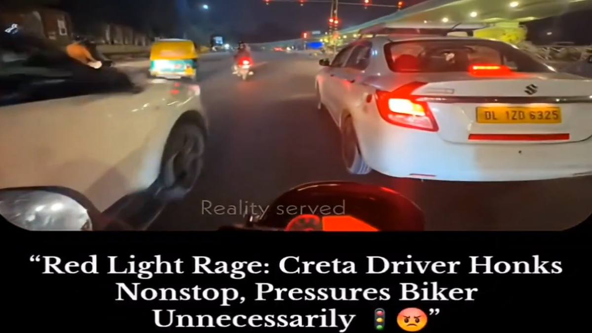 Red Light Rage Incident Highlights Lack of Civic Sense on Indian Roads