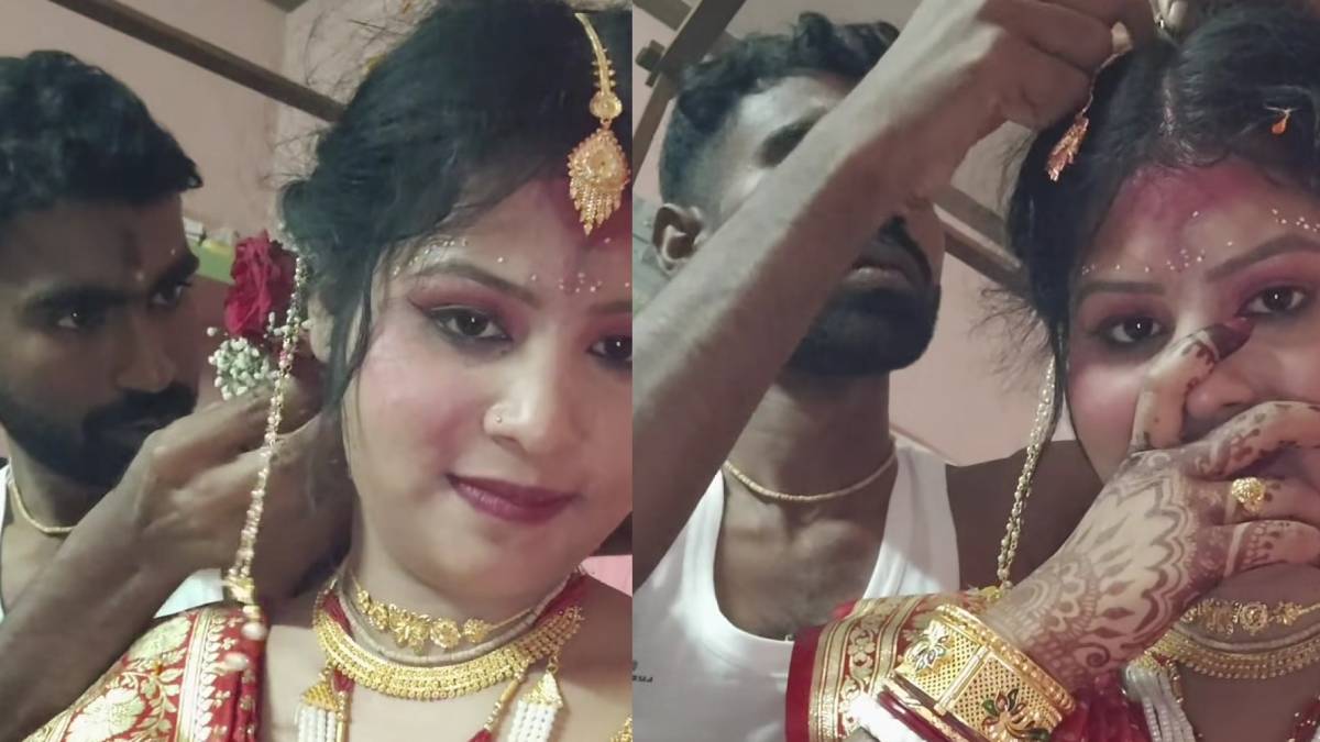 ಸಂಸಾರದ ಸುಖಕ್ಕಿಂತ ರೀಲ್ಸ್ ಮೇಲೆಯೇ ಹೆಚ್ಚಿನ ವ್ಯಾಮೋಹ - ವೈರಲ್ ವಿಡಿಯೋ ನೋಡಿ ದಂಗಾದ ಜನ; ಮದುವೆ ಅಂದ್ರೆ ನಟನೆನಾ?