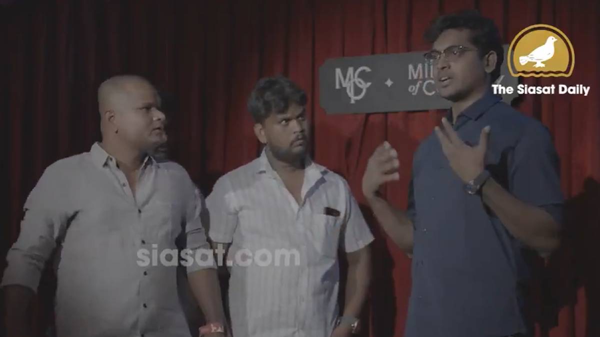 ವೇದಿಕೆ ಮೇಲೆಯೇ ಹೈಡ್ರಾಮಾ - ಬೆಂಗಳೂರಿನಲ್ಲಿ ಕಾಮಿಡಿಯನ್ ಸಂಕಷ್ಟ!! | Photo Credit: https://x.com/HateDetectors/siasat.com