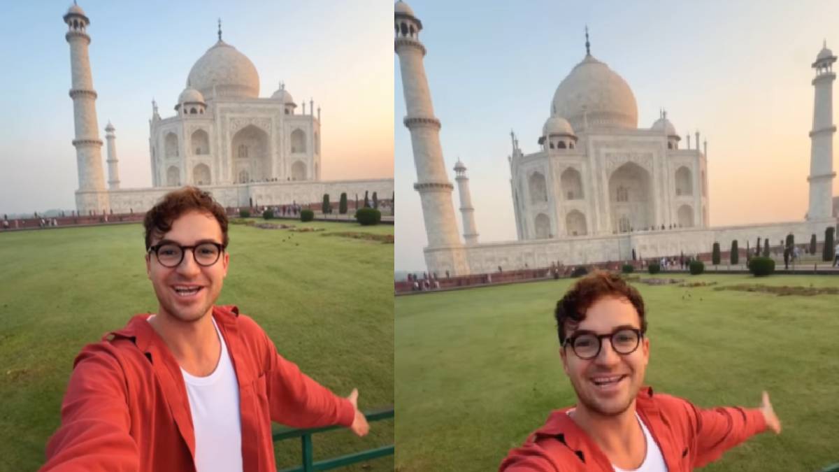 US guy Kevin Droniak flies in just to see the Taj Mahal | Photo Credit: https://www.instagram.com/kevindroniak/