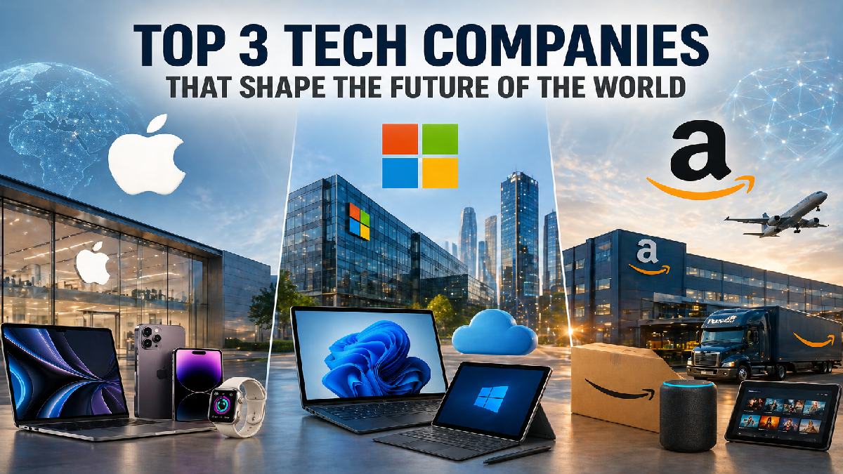 How Apple, Microsoft, and Amazon Took Over the Digital World | Photo Credit: AI Image