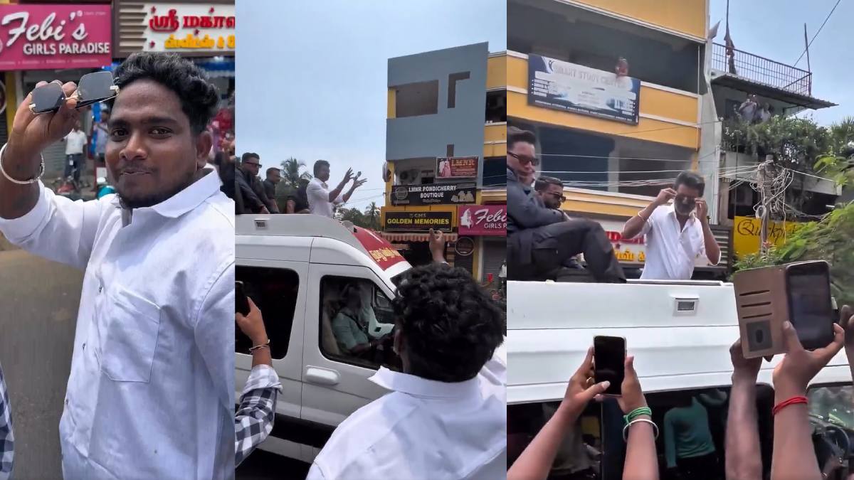 Fan Throws Sunglasses, Thalapathy Vijay Catches Them Mid-Air and Wins Hearts Again