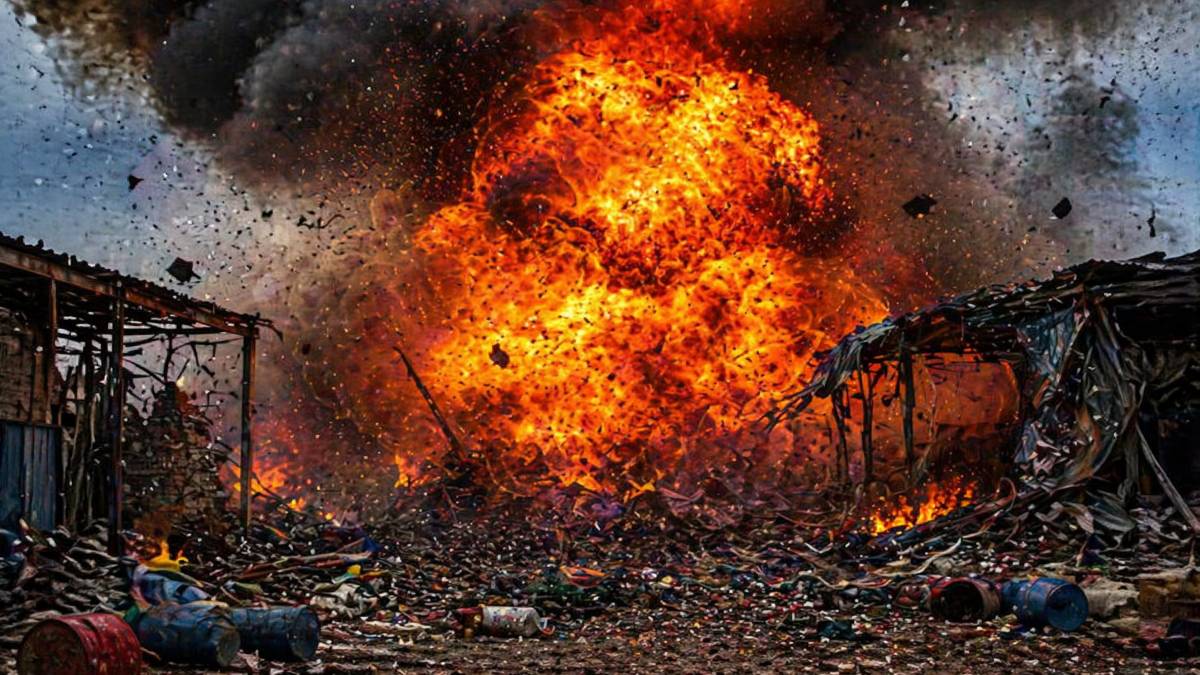ಭಯಾನಕ ಬೆಂಕಿ ಅನಾಹುತ - ಪಟಾಕಿ ತಯಾರಿಕಾ ಘಟಕದಲ್ಲಿ ಭೀಕರ ಸ್ಫೋಟ; ಛಿದ್ರಗೊಂಡ ಮೃತದೇಹಗಳು!!