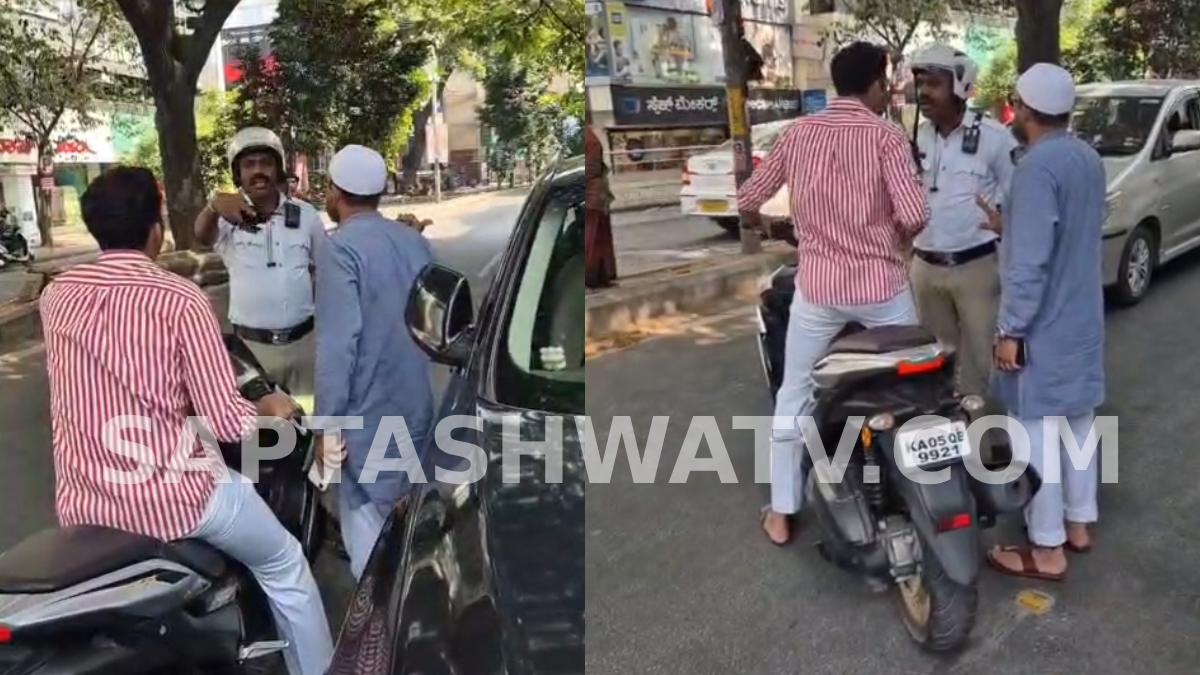 Bengaluru: Jayanagar Traffic Head Constable Praised for Standing Firm Against One-Way Rule Violators