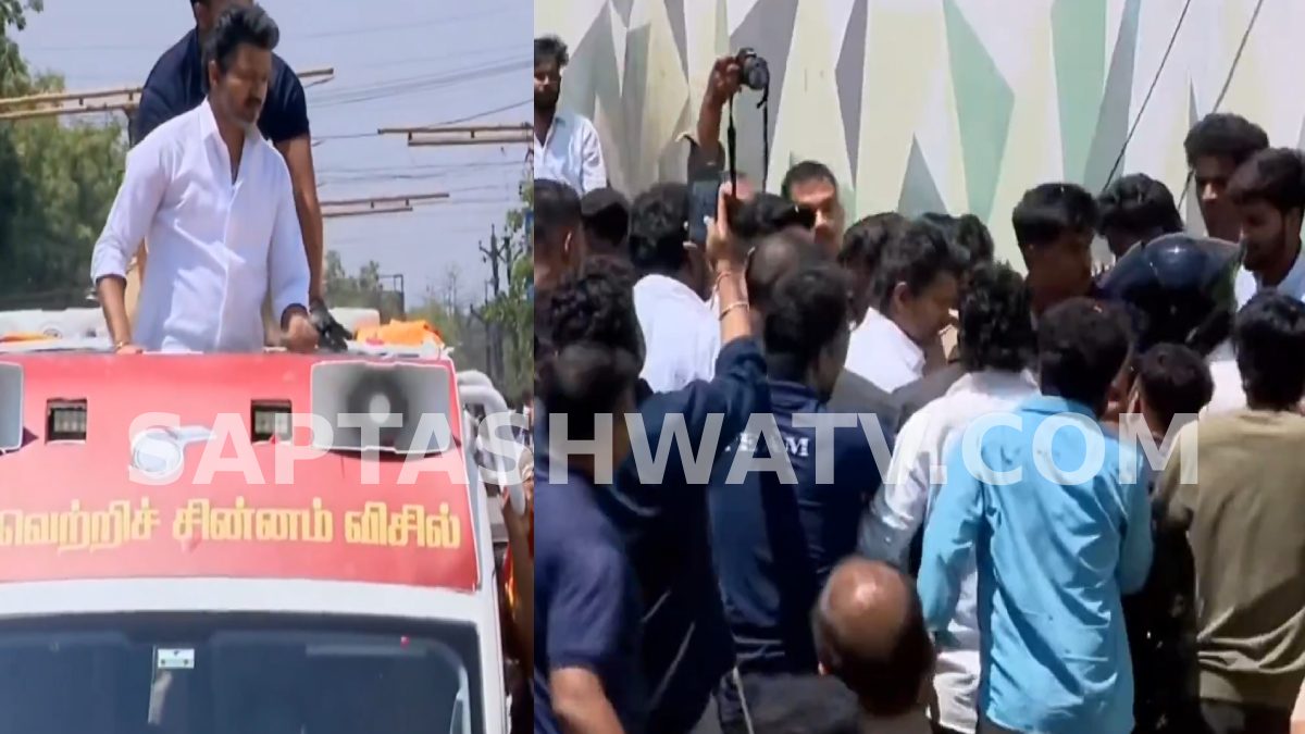 Vijay Stops Election Rally to Help Injured Couple After Bike Fall in Tamil Nadu
