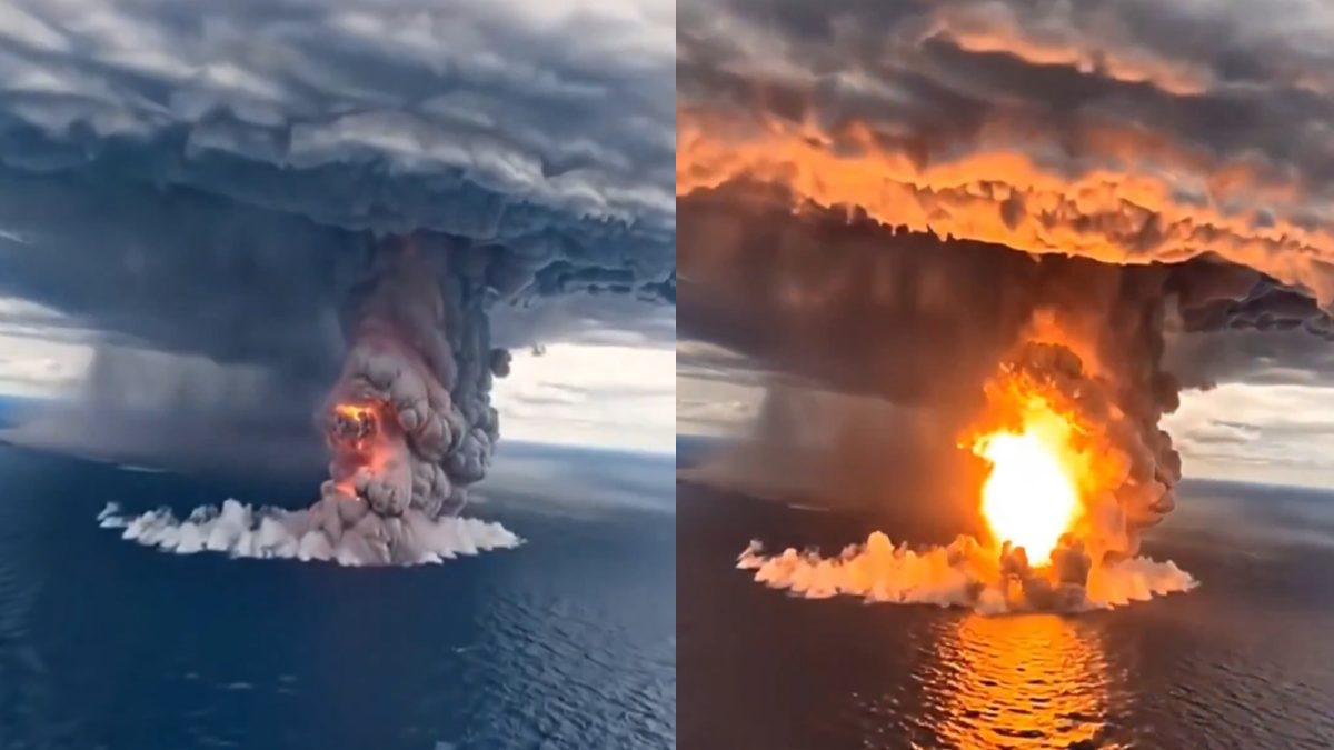 Hunga Tonga Volcano Eruption: Massive Undersea Blast Sends Ash Kilometers Into Sky