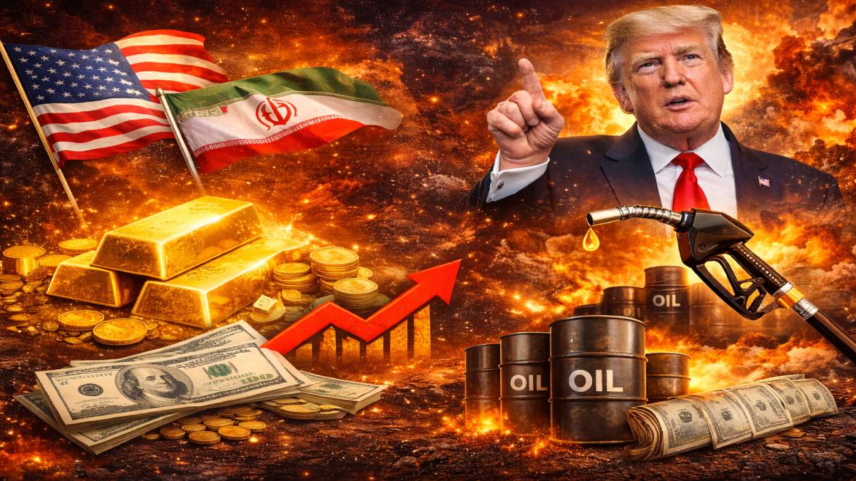 ಅಮೆರಿಕ-ಇರಾನ್ ವಿರಾಮದ ಬೆಲೆ – ಚಿನ್ನ ಗಗನಕ್ಕೇರಿತು, ತೈಲ ಕುಸಿತ!!