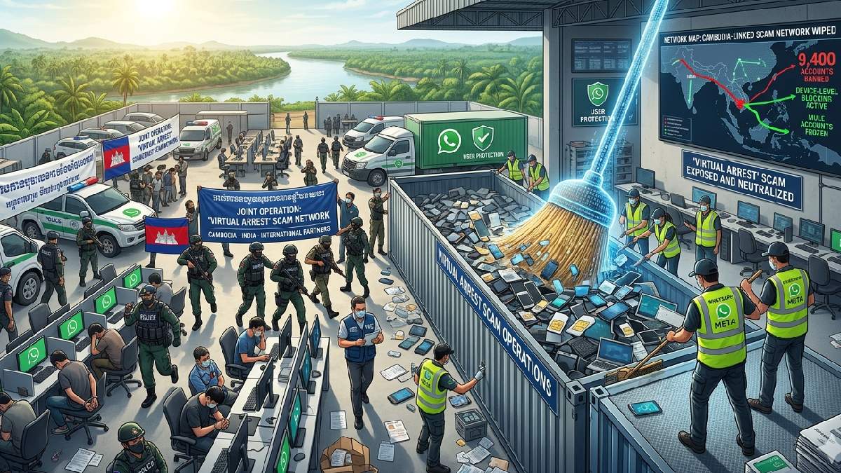 WhatsApp Wipes out ‘Virtual Arrest’ Scam Network Linked to Cambodia