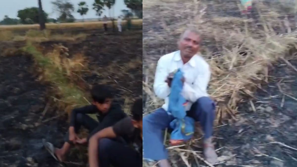 Farmer’s Wheat Crop Destroyed in Siddharthnagar Fire Tragedy