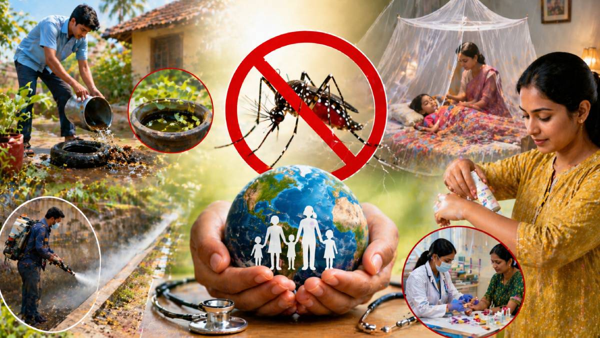 ಪುಟ್ಟ ಸೊಳ್ಳೆಯ ಮಾರಕ ದಾಳಿಗೆ ಬ್ರೇಕ್ ಹಾಕಿ; | Photo Credit: AI