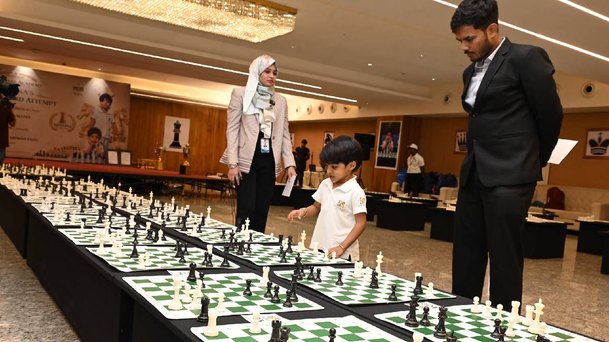 Young Chess Prodigy Shreyansh Sets World Record at Just 2 Years 11 Months