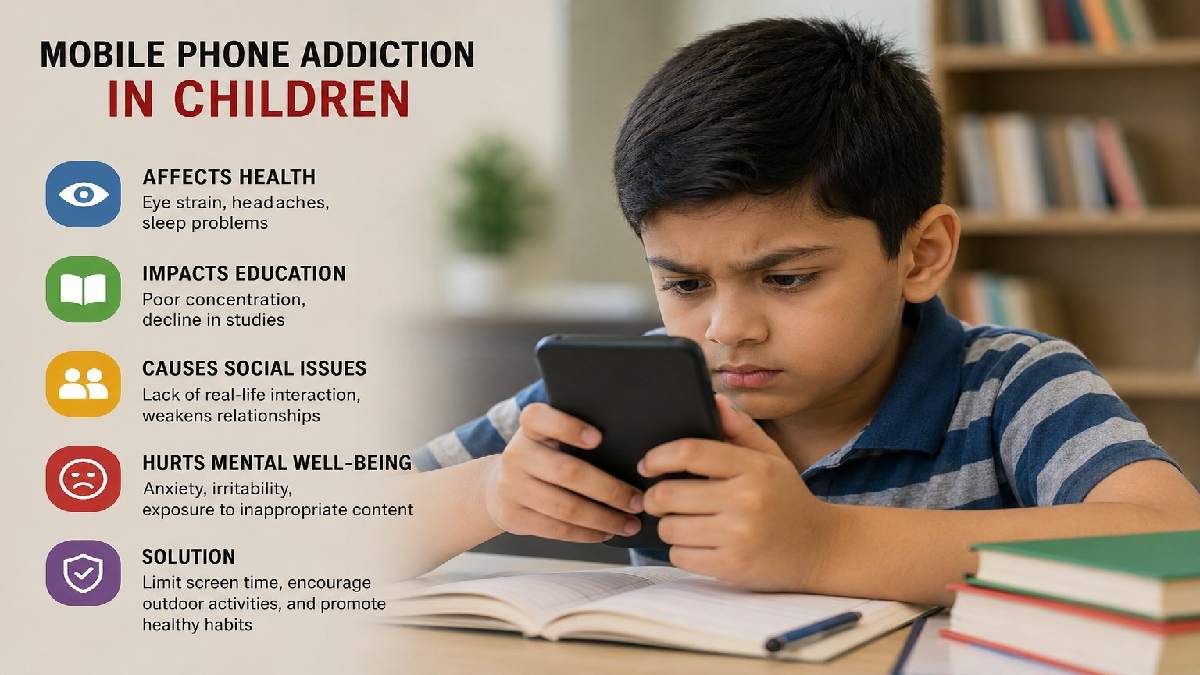 Mobile Phone Addiction Among Children: A Growing Concern in Modern Society