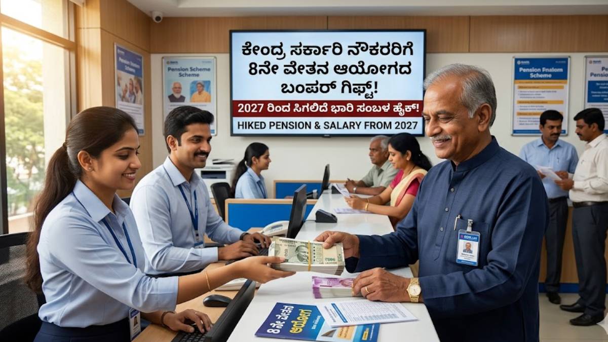 8ನೇ ವೇತನ ಆಯೋಗ – ನೌಕರರಿಗೆ ಭರ್ಜರಿ ಸಂಬಳ ಜಂಪ್!