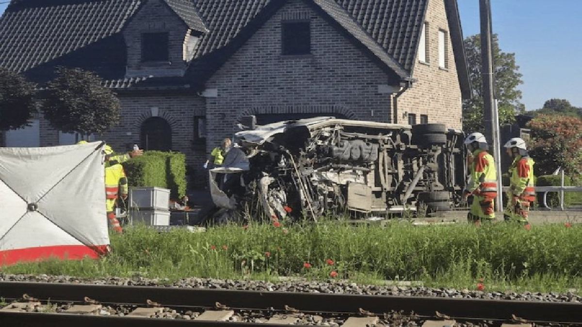 Belgium Train Accident: Several Dead After Train Hits School Bus At Crossing