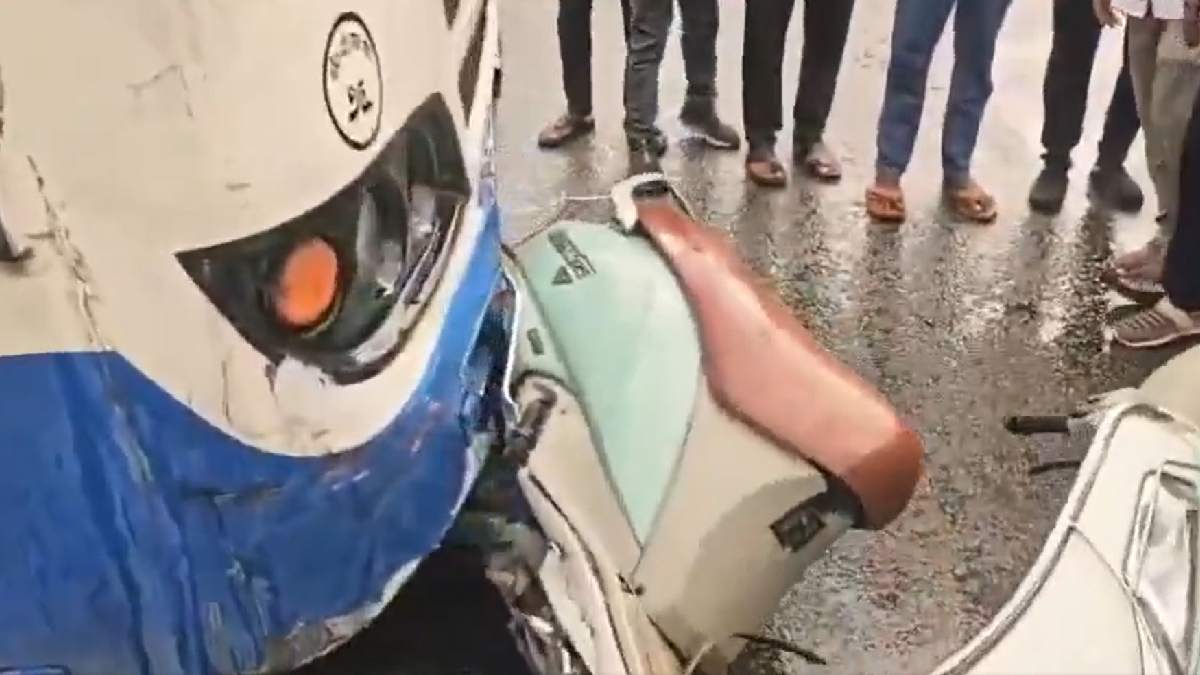 Bengaluru: Woman Injured After BMTC Bus Rams Two-Wheeler Near Yeshwanthpur