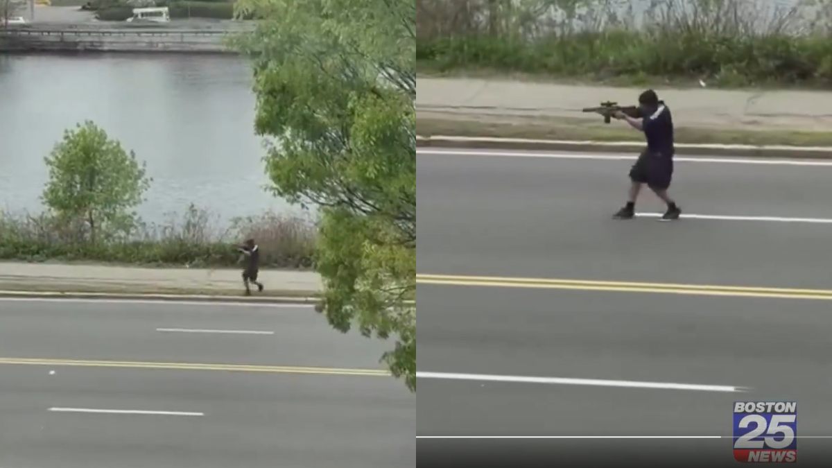 Cambridge Shooting: Viral Video Shows Gunman Opening Fire On Memorial Drive