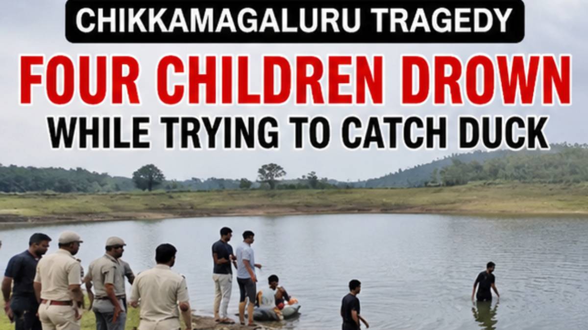 Chikkamagaluru Tragedy: Four Children Drown in Lake While Playing Near Pond
