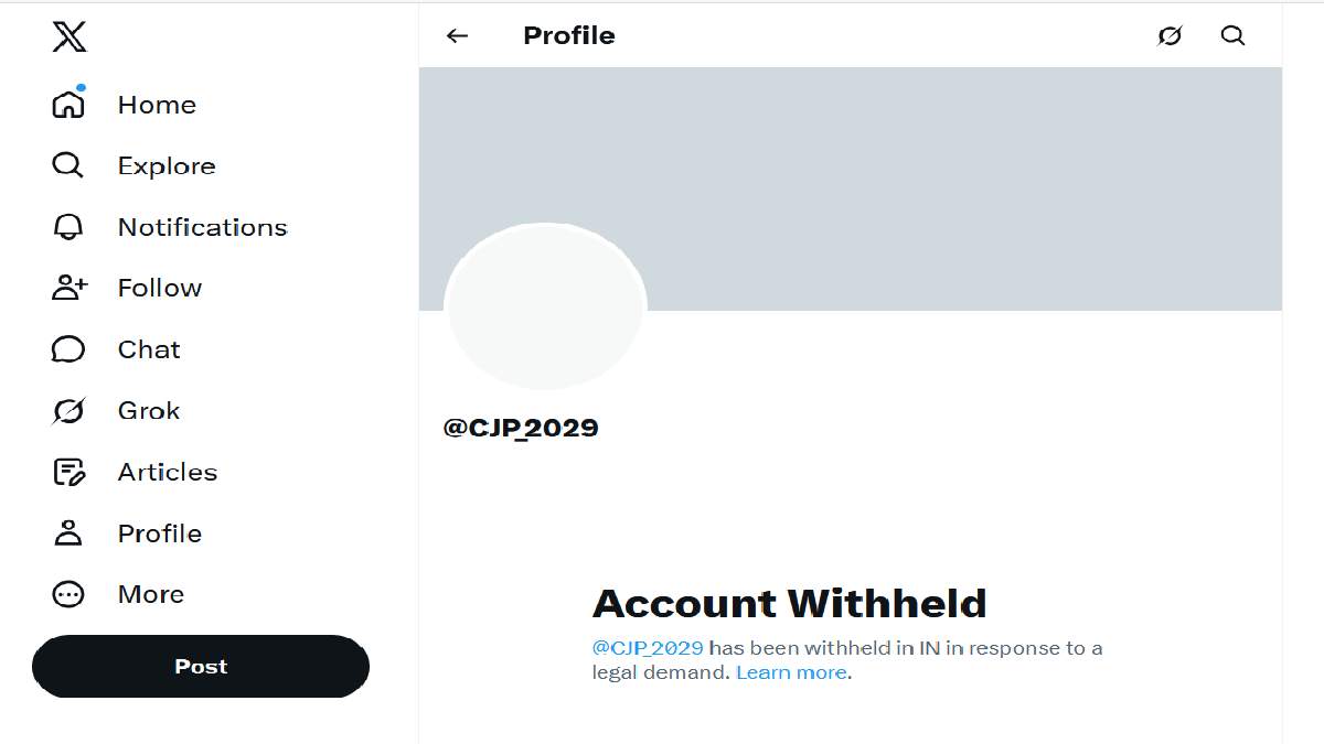 Cockroach Janta Party X Account Withheld in India After Viral Social Media Rise