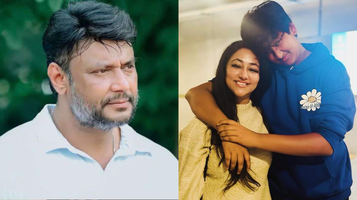 Darshan Meets Wife Vijayalakshmi and Son After 10 Months in Jail on Wedding Anniversary