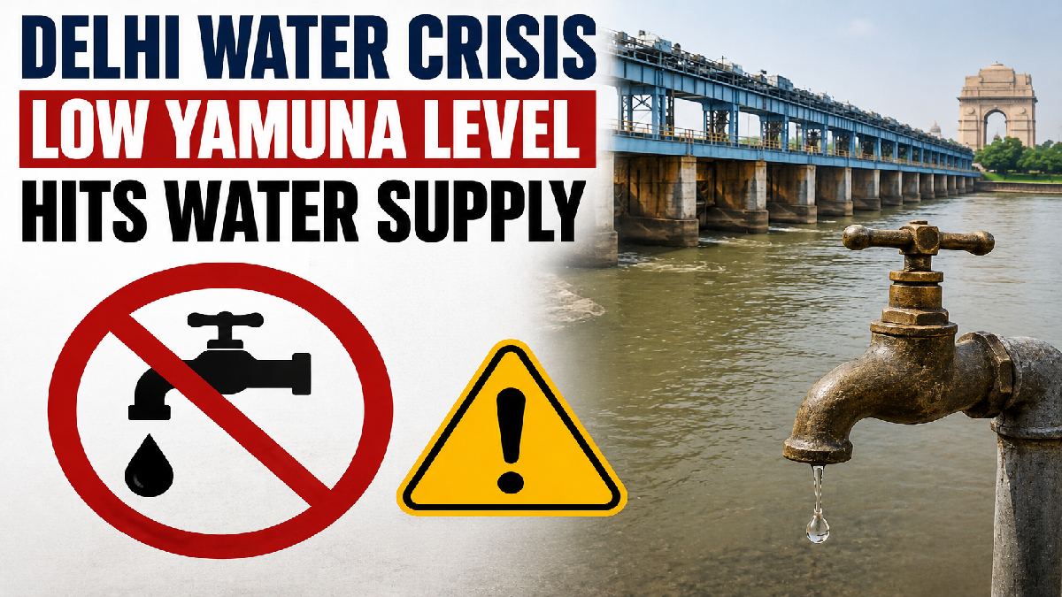 Delhi Water Shortage Alert: Low Wazirabad Water Level Impacts Supply Across City