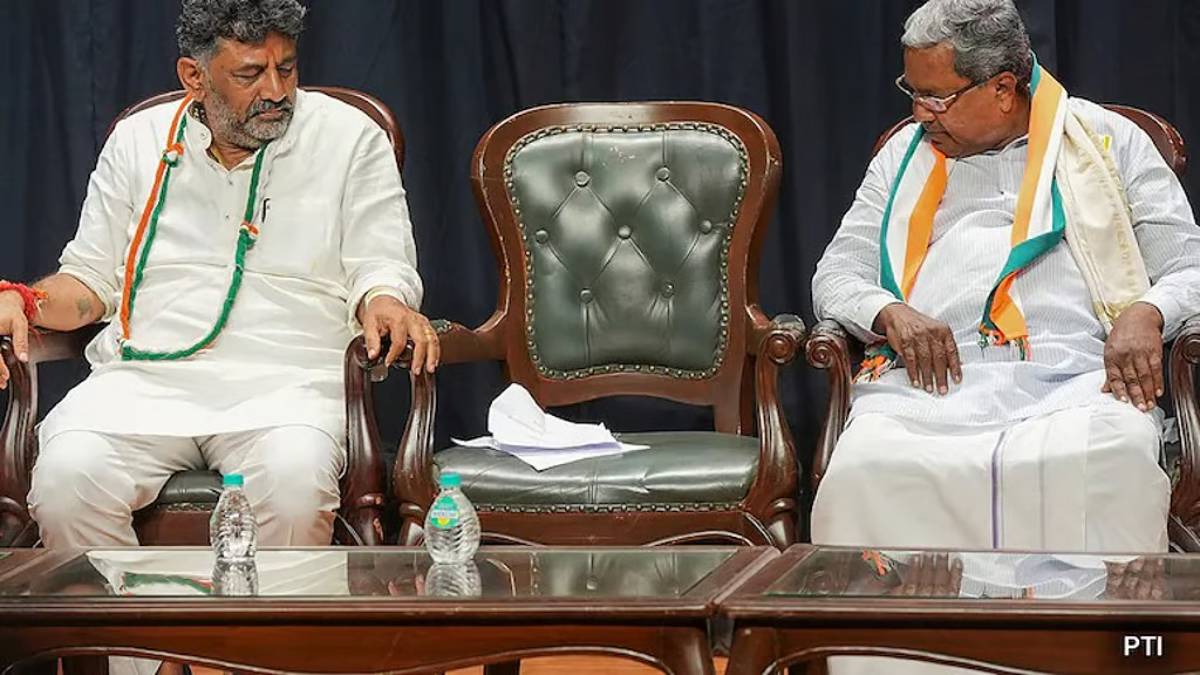 ಕರ್ನಾಟಕ ರಾಜಕೀಯದಲ್ಲಿ ಬಿರುಗಾಳಿ: ಸಿದ್ದರಾಮಯ್ಯ ರಾಜೀನಾಮೆ?, ಮೇ 31ಕ್ಕೆ ಸಿಎಂ ಆಗಿ ಡಿಕೆಶಿ ಪ್ರಮಾಣವಚನ ಸಾಧ್ಯತೆ!