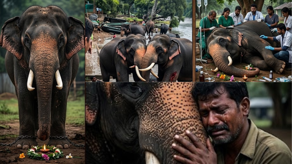 ಇಡೀ ರಾತ್ರಿ ಹೋರಾಡಿ ಕೊನೆಯುಸಿರೆಳೆದ ಗಜಪಡೆ ಶೂರ | Photo Credit: AI