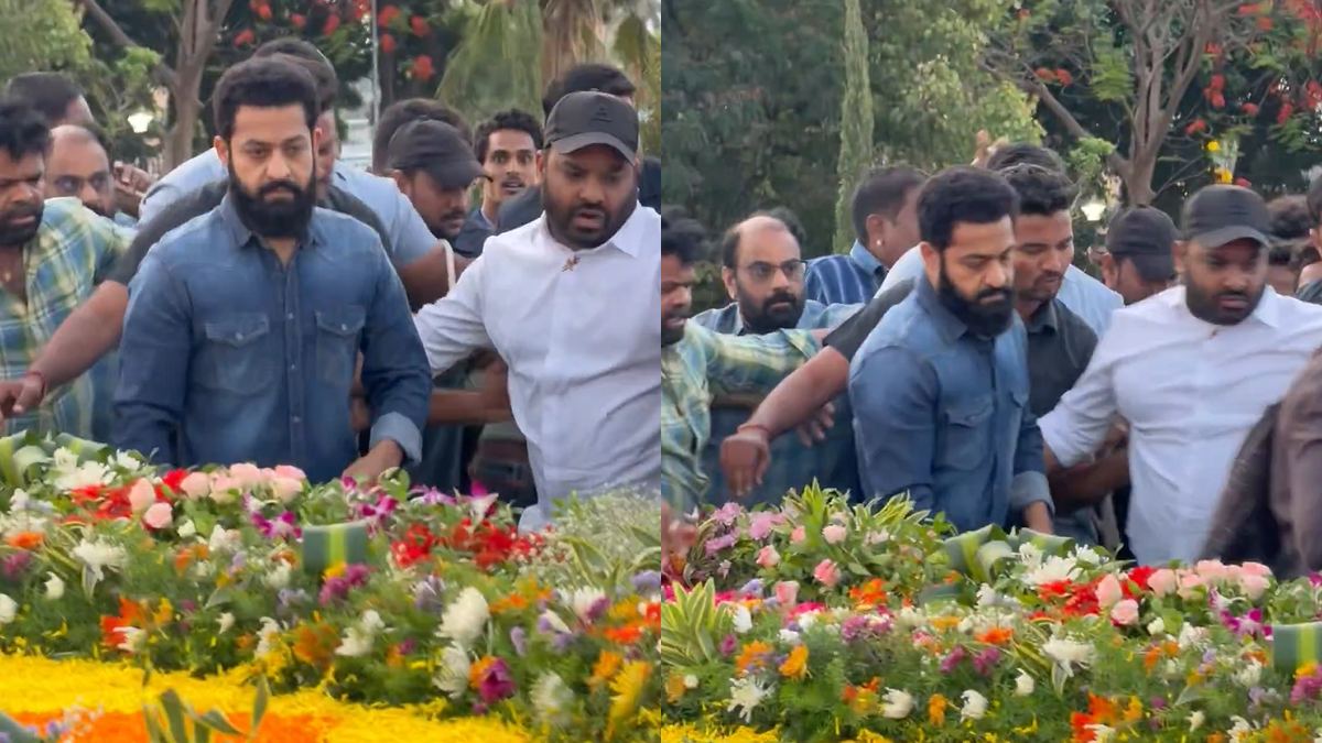 Jr. NTR Pays Emotional Tribute to Legendary Sr. NTR at NTR Ghat