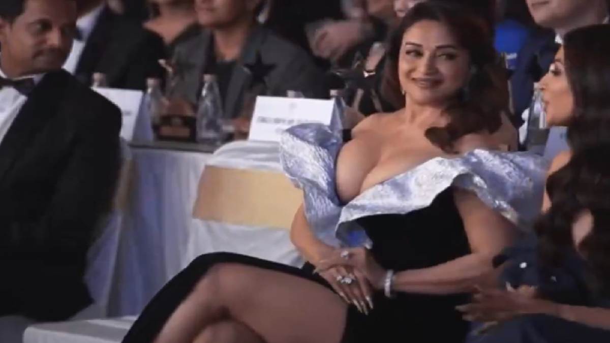 Viral ‘Madhuri Dixit Bold Video’ Is Fake | Photo Credit: https://x.com/ShoneeKapoor