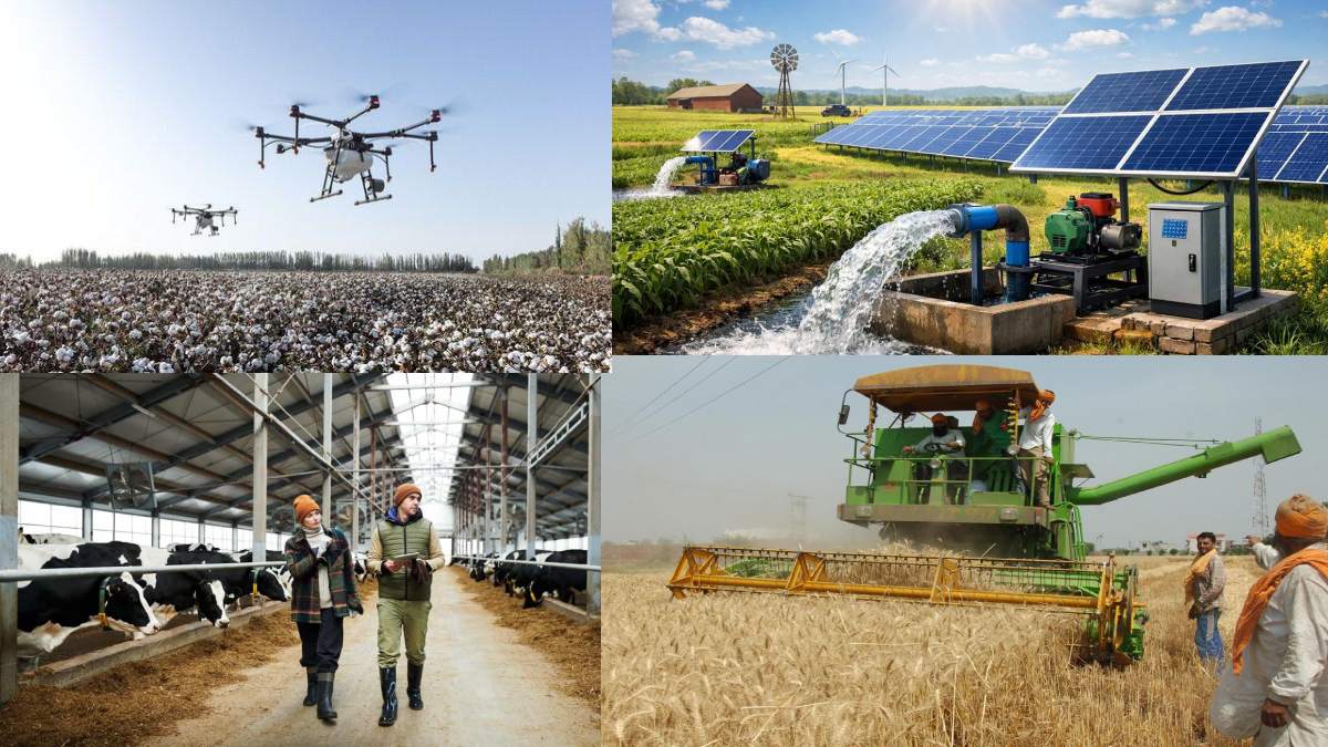 Indian Agriculture Modernization: Government Schemes, Technology and Future Growth