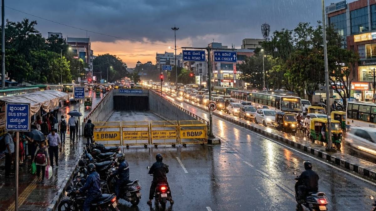 ಬೆಂಗಳೂರಿಗರಿಗೆ ಕೊನೆಗೂ ತಂಪೆರೆದ ವರುಣ ದೇವ - ಏಕಾಏಕಿ ಸುರಿದ ಜಬರ್ದಸ್ತ್ ಮಳೆಗೆ ಸಿಟಿ ಲೈಫ್ ಕಂಪ್ಲೀಟ್ ಅಸ್ತವ್ಯಸ್ತ!!