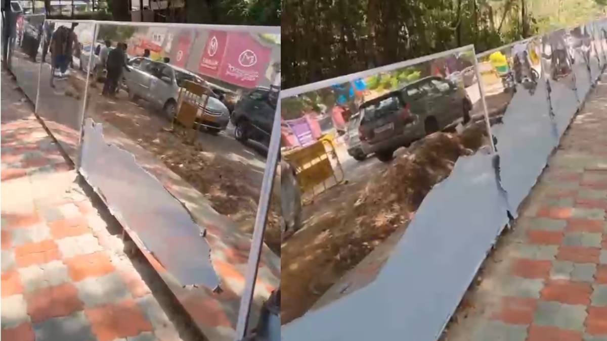 ಗೋಡೆಗೆ ಬಂತು ದೊಡ್ಡ ಕನ್ನಡಿ - ಮೈಸೂರನ್ನು ನಂಬರ್ 1 ಮಾಡಲು ಪಾಲಿಕೆಯ ಕಿರಾಕ್ ಐಡಿಯಾ!!