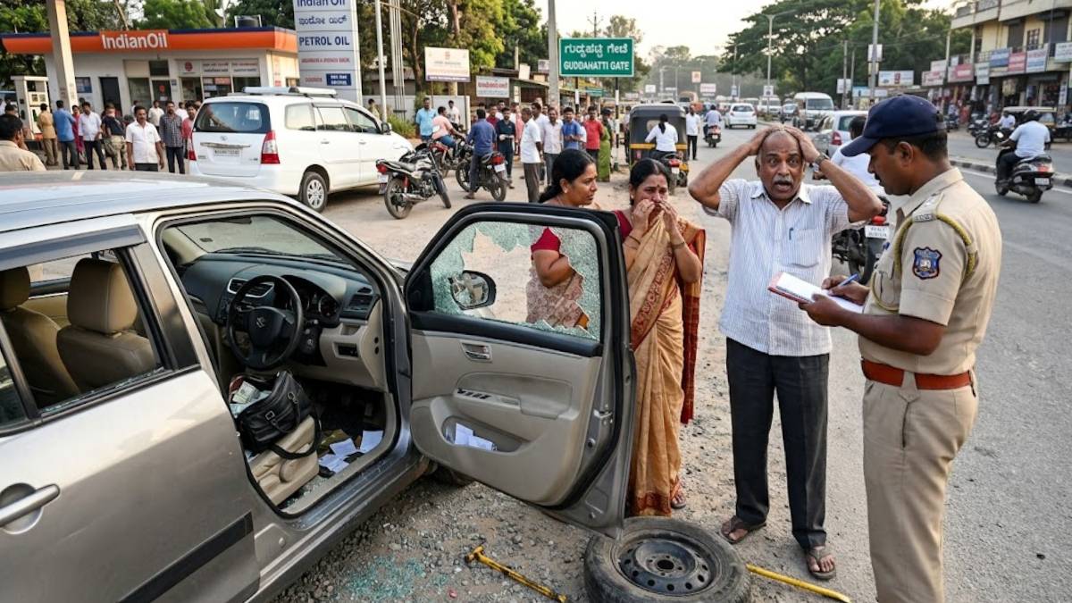 ಸಿನಿಮಾ ಸ್ಟೈಲ್ ದರೋಡೆ | Photo Credit: AI