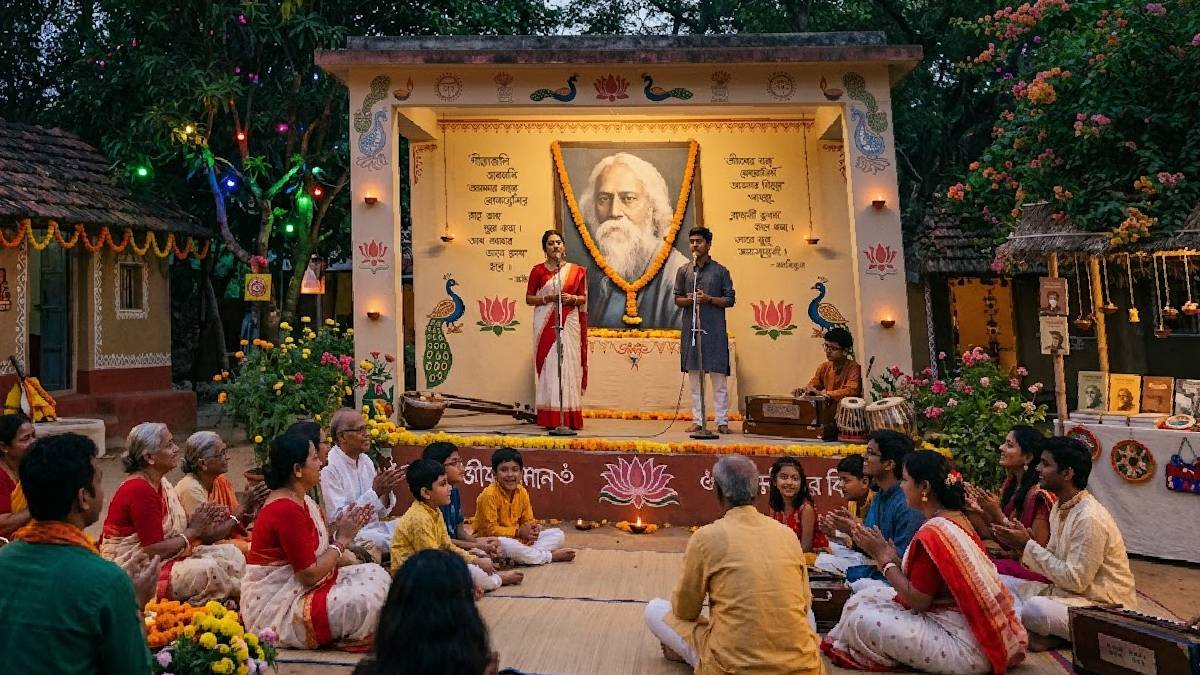 ಇಂದಿನ ಡಿಜಿಟಲ್ ಯುಗಕ್ಕೂ ಟಾಗೋರ್ ಚಿಂತನೆಗಳು | Photo Credit: AI