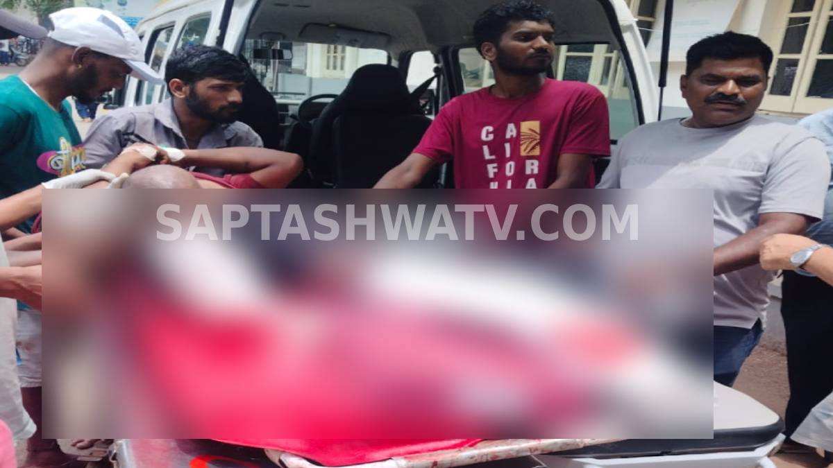 ಚಾಳುಕ್ಯ ಎಕ್ಸ್‌ಪ್ರೆಸ್ ಬಾಗಿಲಿನಲ್ಲಿ ಕುಳಿತಿದ್ದಾಗ ಆಯತಪ್ಪಿದ ಕಾಲು