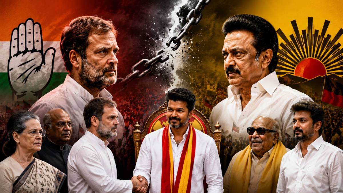 ರಾಹುಲ್ ಪರ ನಿಂತಿದ್ದ ಸ್ಟಾಲಿನ್ ಕಾಲಕ್ಕೆ ಕಾಂಗ್ರೆಸ್ ಶಾಕ್ - ಸ್ಟಾಲಿನ್ ಕೈಬಿಟ್ಟು ವಿಜಯ್ ಬೆಂಬಲಿಸಲು ಕಾರಣವೇನು?