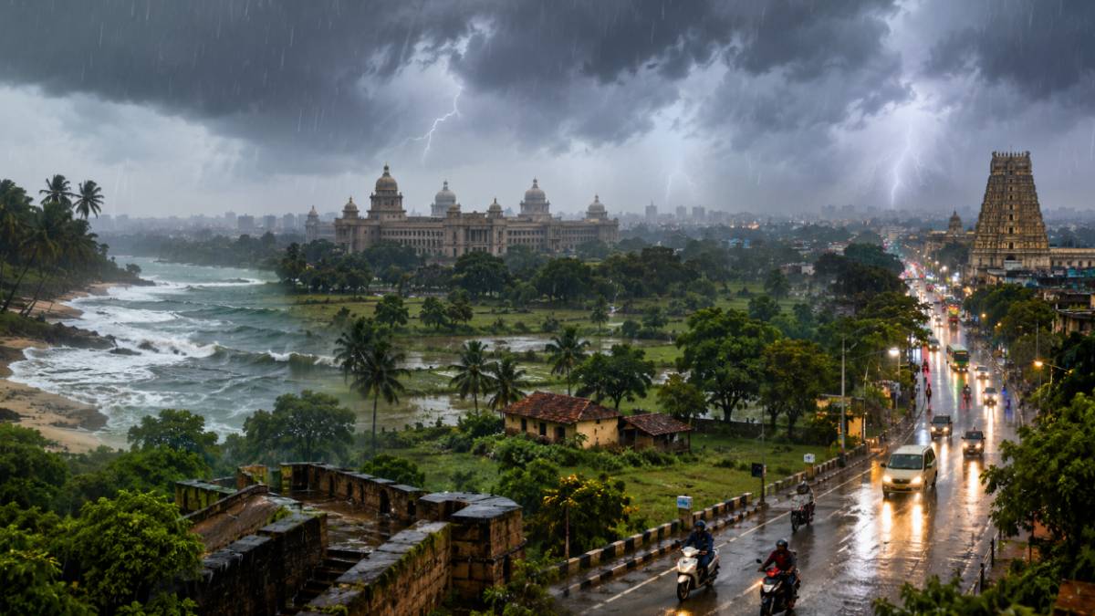 ಕರ್ನಾಟಕದಲ್ಲಿ ಮುಂಗಾರು ಮಳೆಯ ಆರ್ಭಟ – ಸಂಪೂರ್ಣ ವರದಿ! | Photo Credit: AI