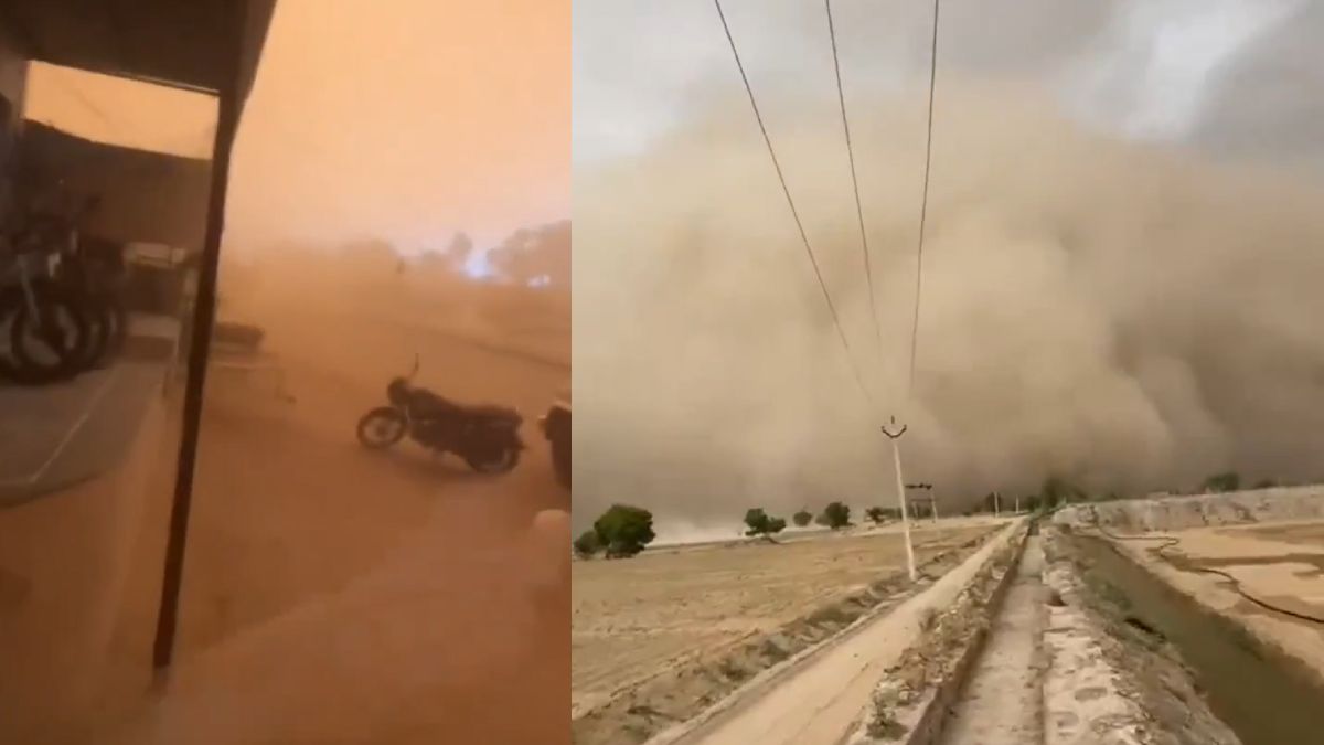 Rajasthan Sandstorm: Apocalyptic Dust Clouds Engulf Cities, Delhi-NCR on Alert