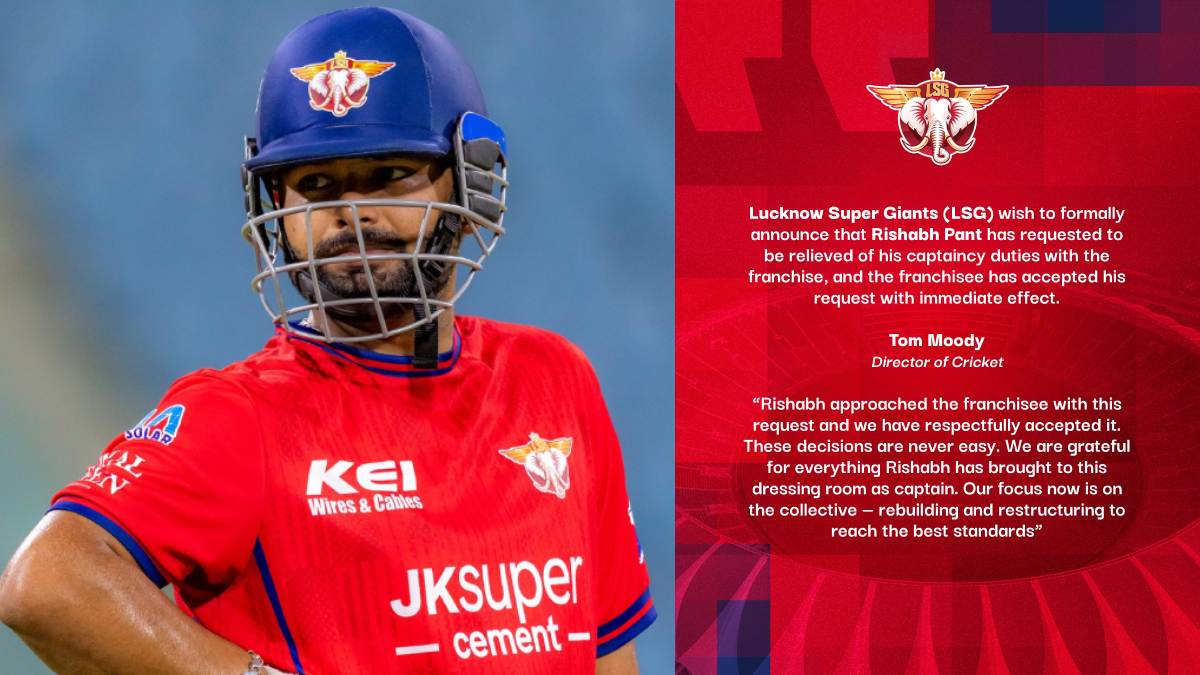 Rishabh Pant Steps Down as LSG Captain After IPL 2026: What Went Wrong?